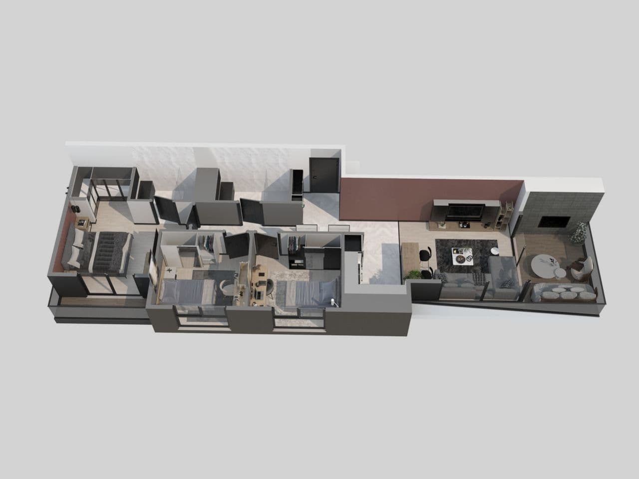 Апартаменты в Мерсине, Турция, 100 м², фото 3