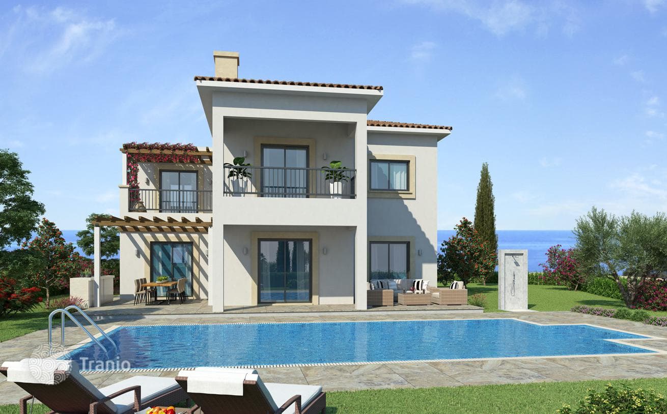3–4-Bedroom Luxury Villa with Sea Views near Paphos, Cyprus