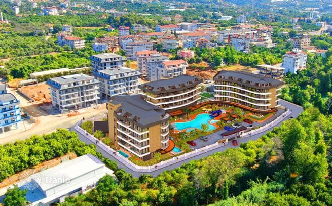 Luxury Development with Aquapark in Oba, Alanya