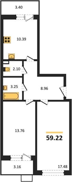 1-Bedroom Apartment in Sady u Morya, Temryuk