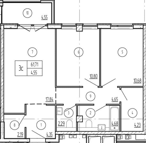 2-Bedroom Apartment in Luchi, Anapa