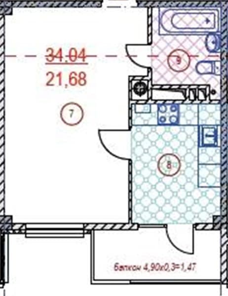 1-Bedroom Apartment in Dve Reki, Tuapse