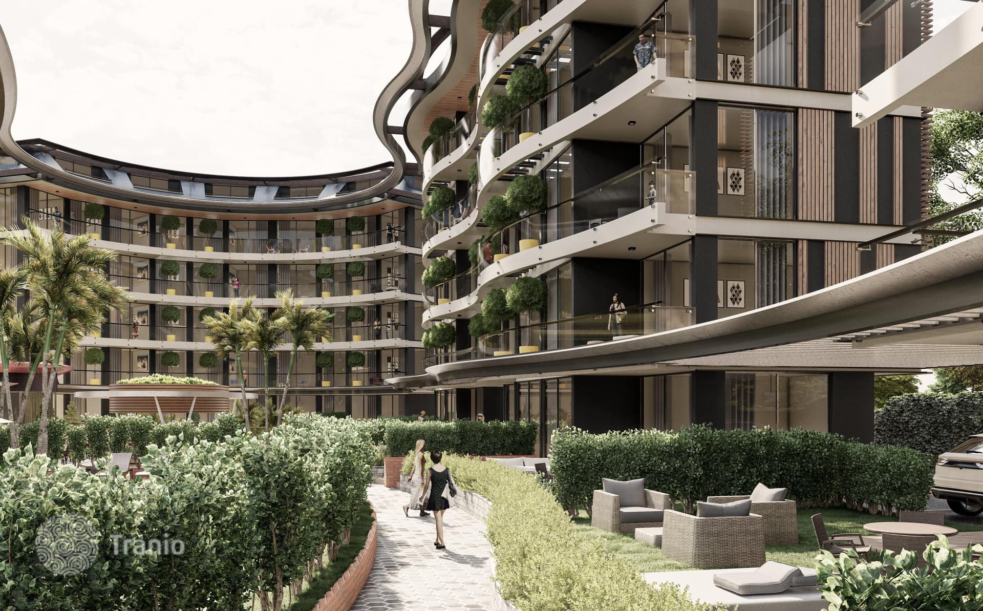 New Luxury Development with Spa Center 350 m from the Beach in Oba, Alanya
