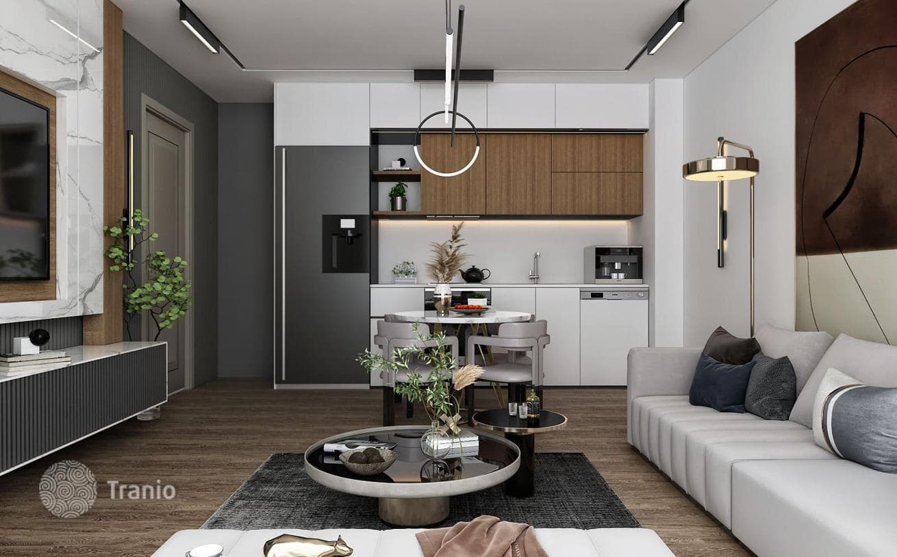 New Off-Plan Apartments at Groundworks Stage in Altyntash, Antalya