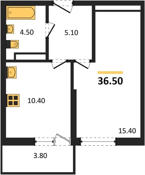 Studio Apartment in Lestorii, Sochi