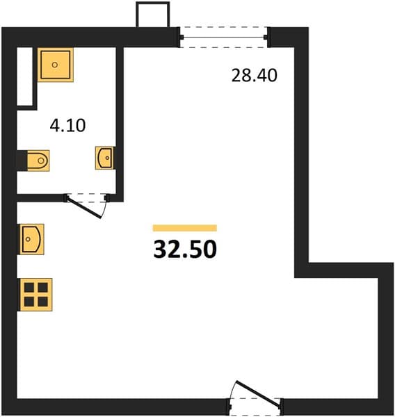 Studio Apartment in Gostinichny Kompleks More Tut, Golubitskaya