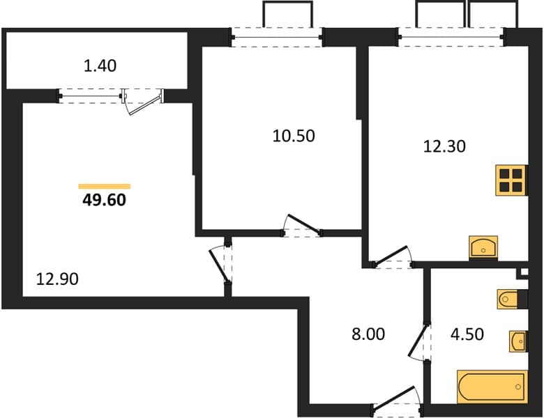 1-Bedroom Apartment in Porto Novo, Tsemdolina