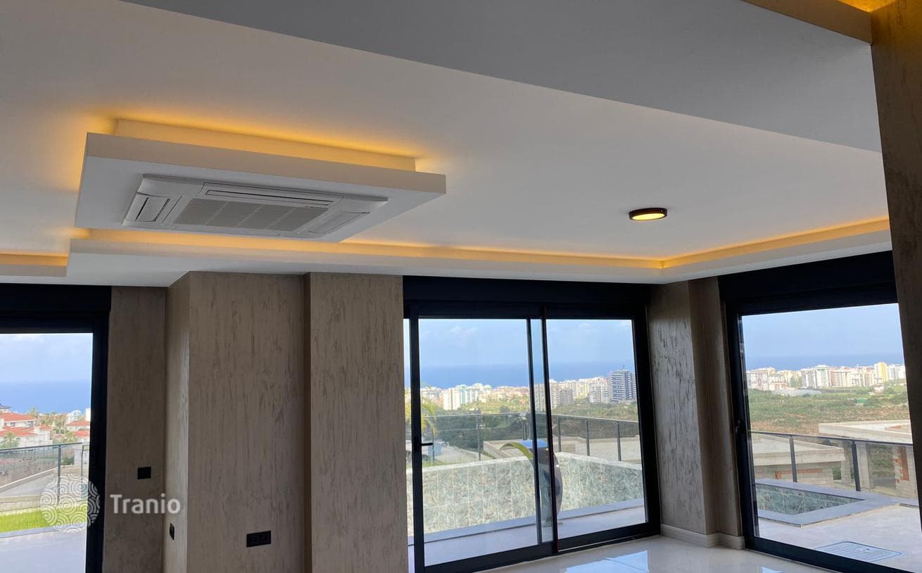 4-Bedroom (4+1) Luxury Villa with Panoramic Sea and City Views in Kargicak, Alanya, photo 4