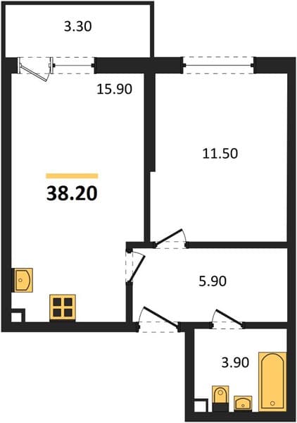 Studio Apartment in Lestoiya, Kudepta, Sochi
