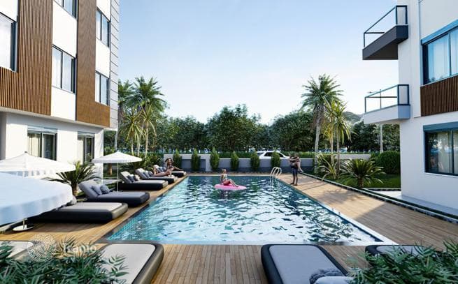 New Apartments with Shared Pool in Oba, Alanya, photo 2