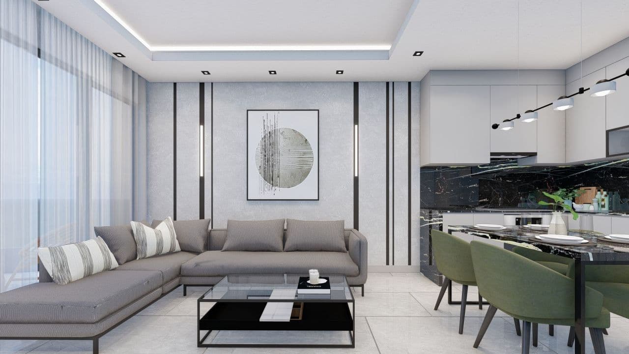 Квартира в Алании, Турция, 50 м², фото 5