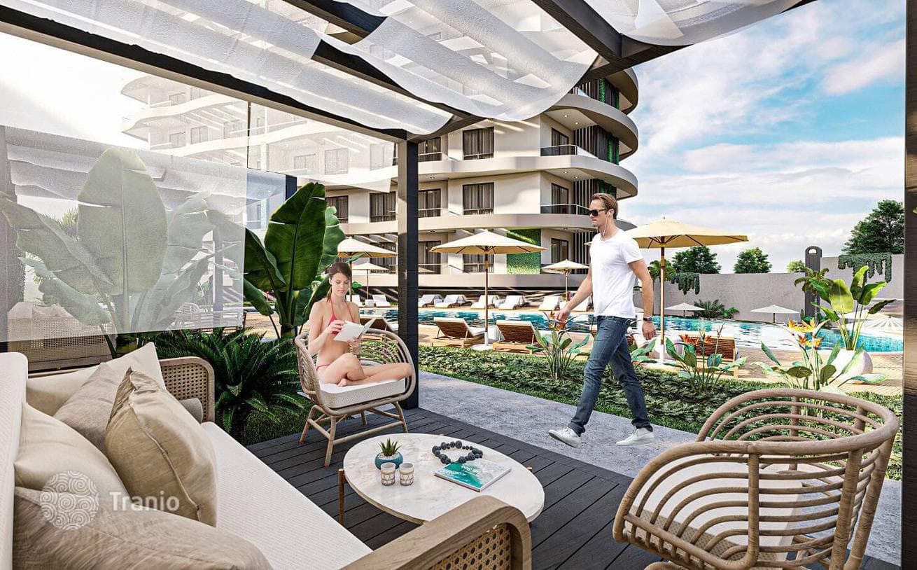 Modern Apartments with Shared Pool in Avsallar, Alanya, photo 3