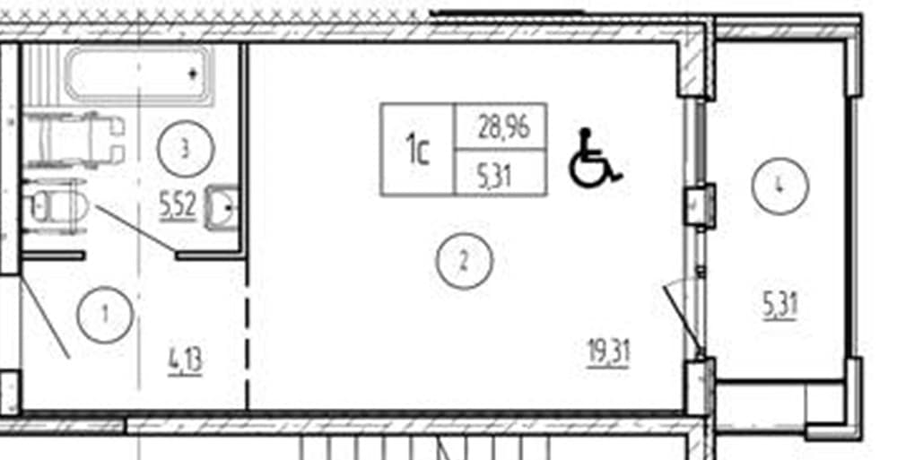 Studio Apartment in Luči, Anapa