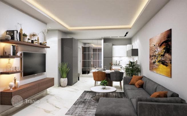Duplex Apartments 400 m from the Beach in Alanya