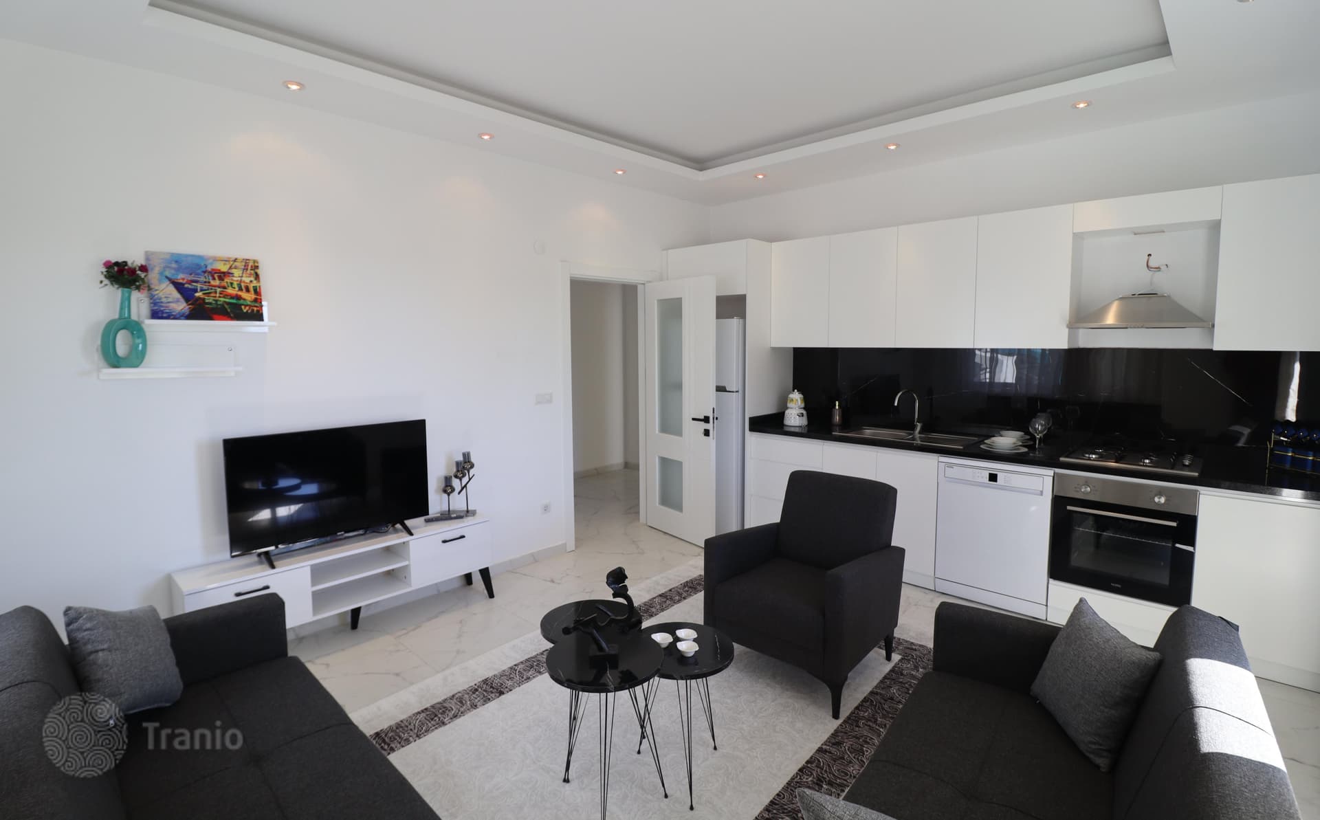 2-Bedroom (2+1) Furnished Apartment with Shared Pool in Oba, Alanya