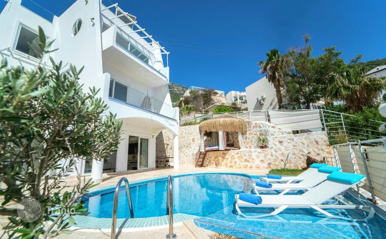3-Bedroom Villa with Panoramic Sea Views in Kalkan, Antalya