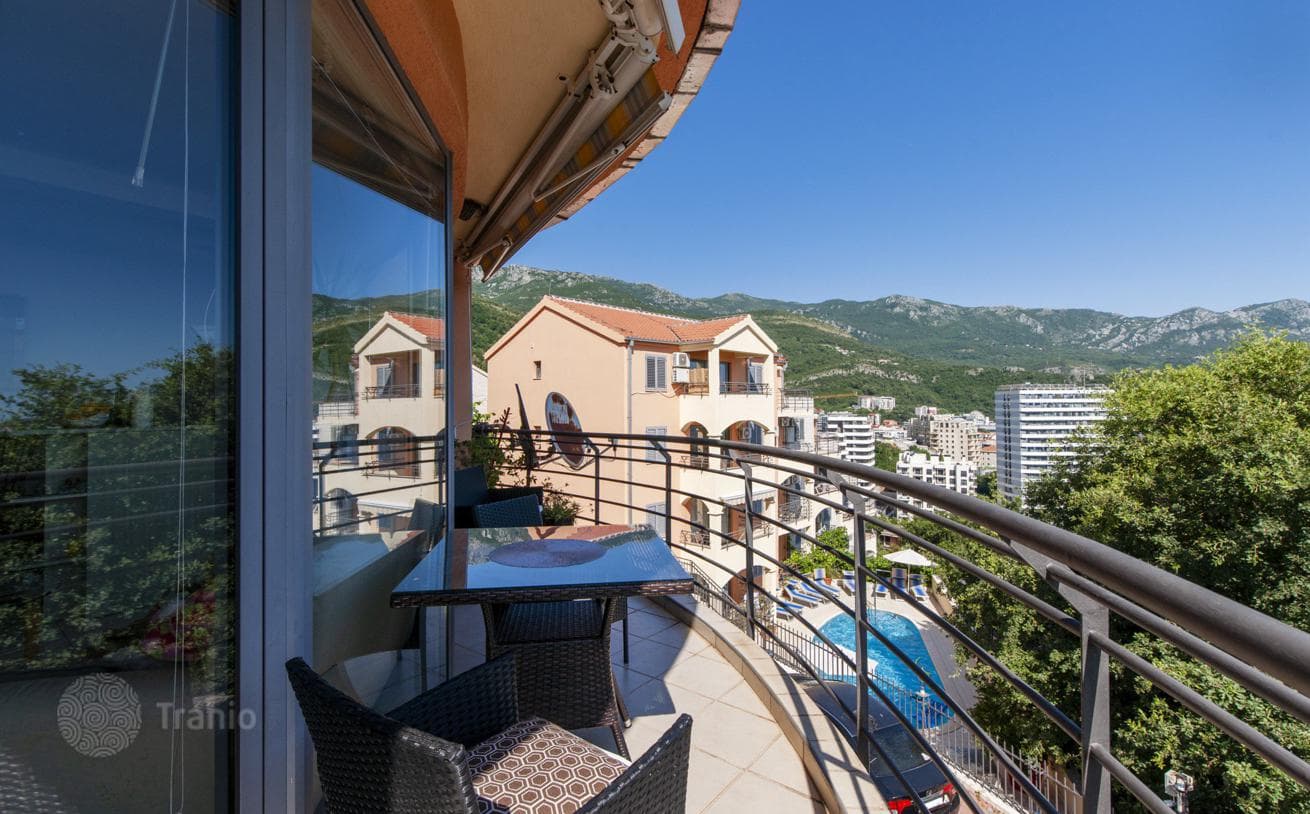 1-Bedroom Furnished Apartment with Sea View in Becici, Montenegro