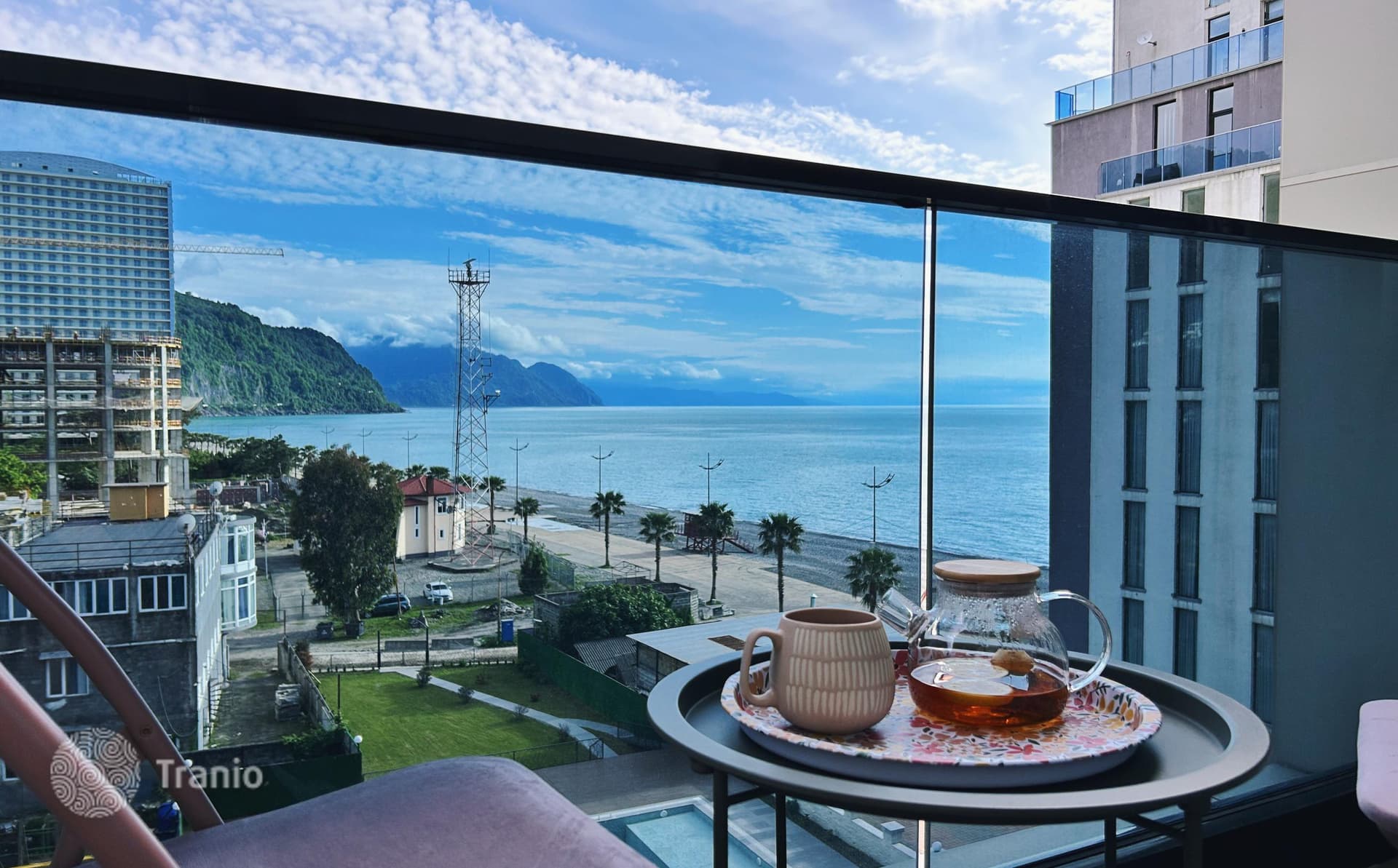 Studio with Sea and Mountain Views in Batumi, Georgia, photo 5