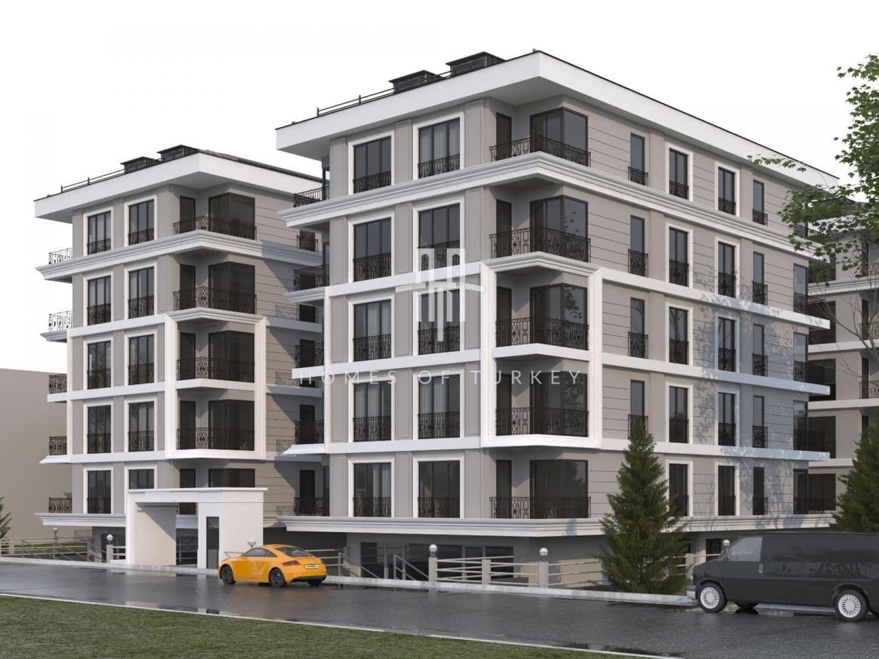 Апартаменты в Стамбуле, Турция, 62 м², фото 2