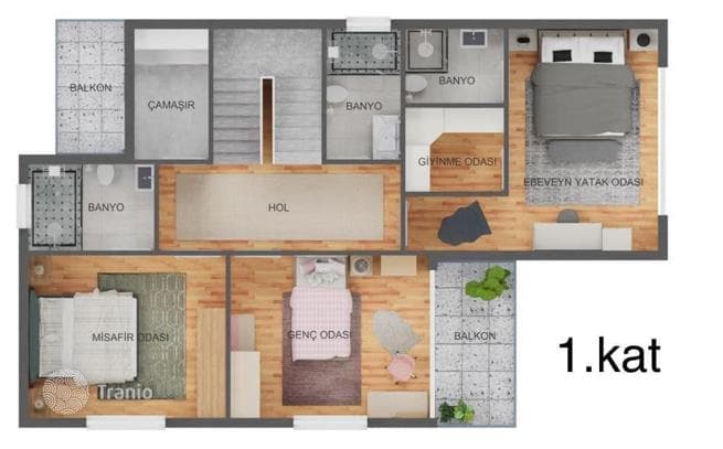 3-Bedroom Villa Under Construction in Dosemealti, Antalya, photo 2