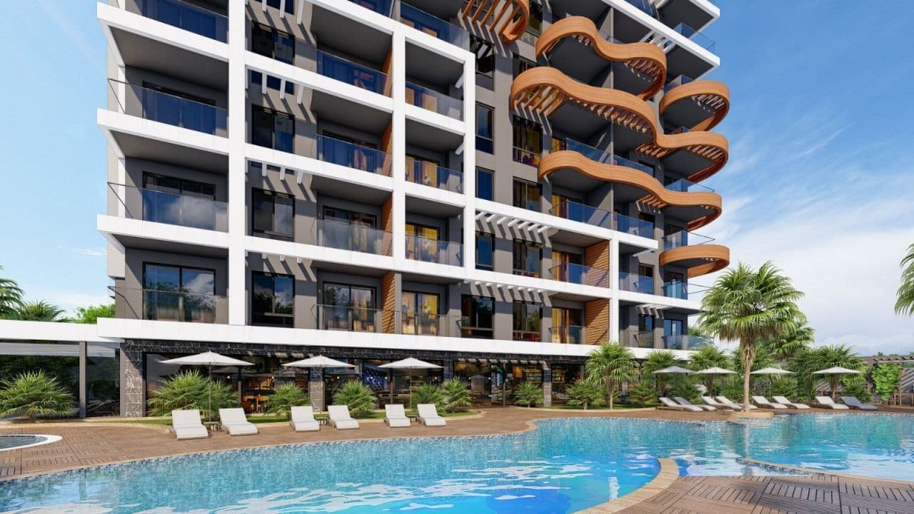 Квартира в Авсалларе, Турция, 55 м²