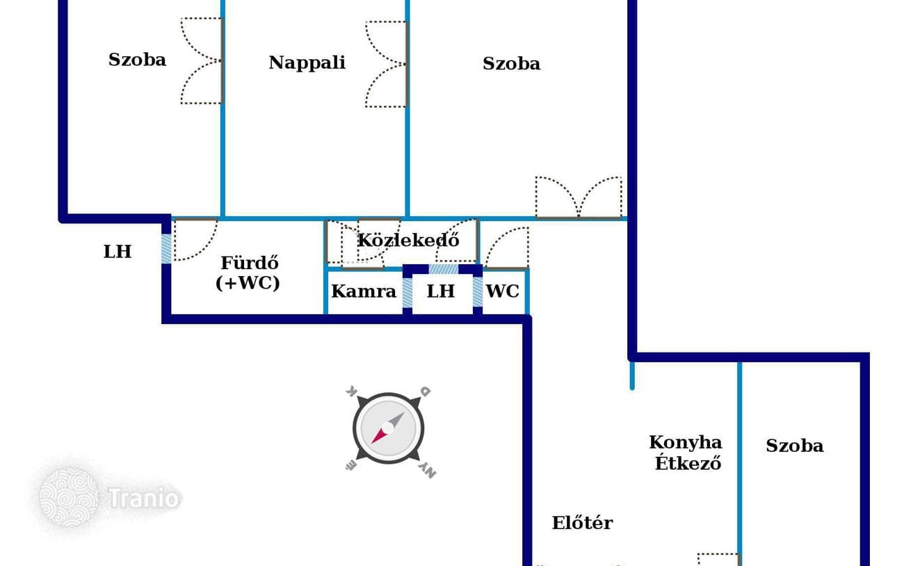 4-комнатная квартира 120 м² в Будапеште, Венгрия, фото 3