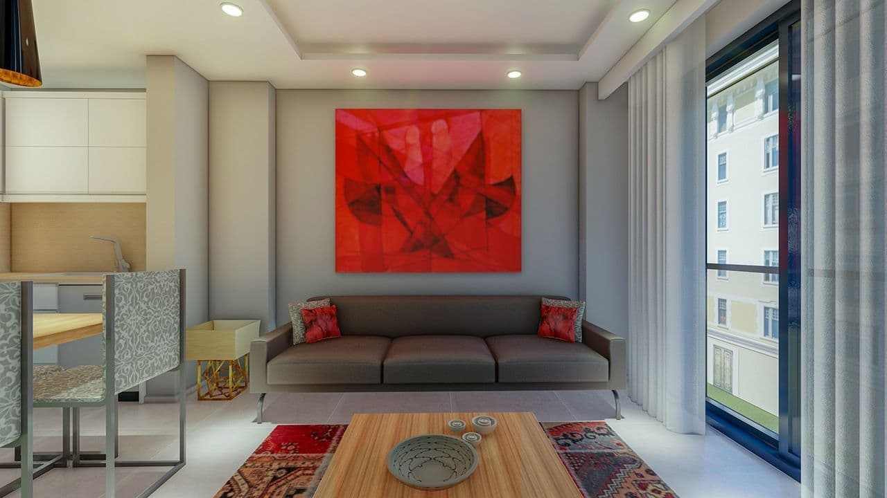 Апартаменты в Стамбуле, Турция, 52 м²