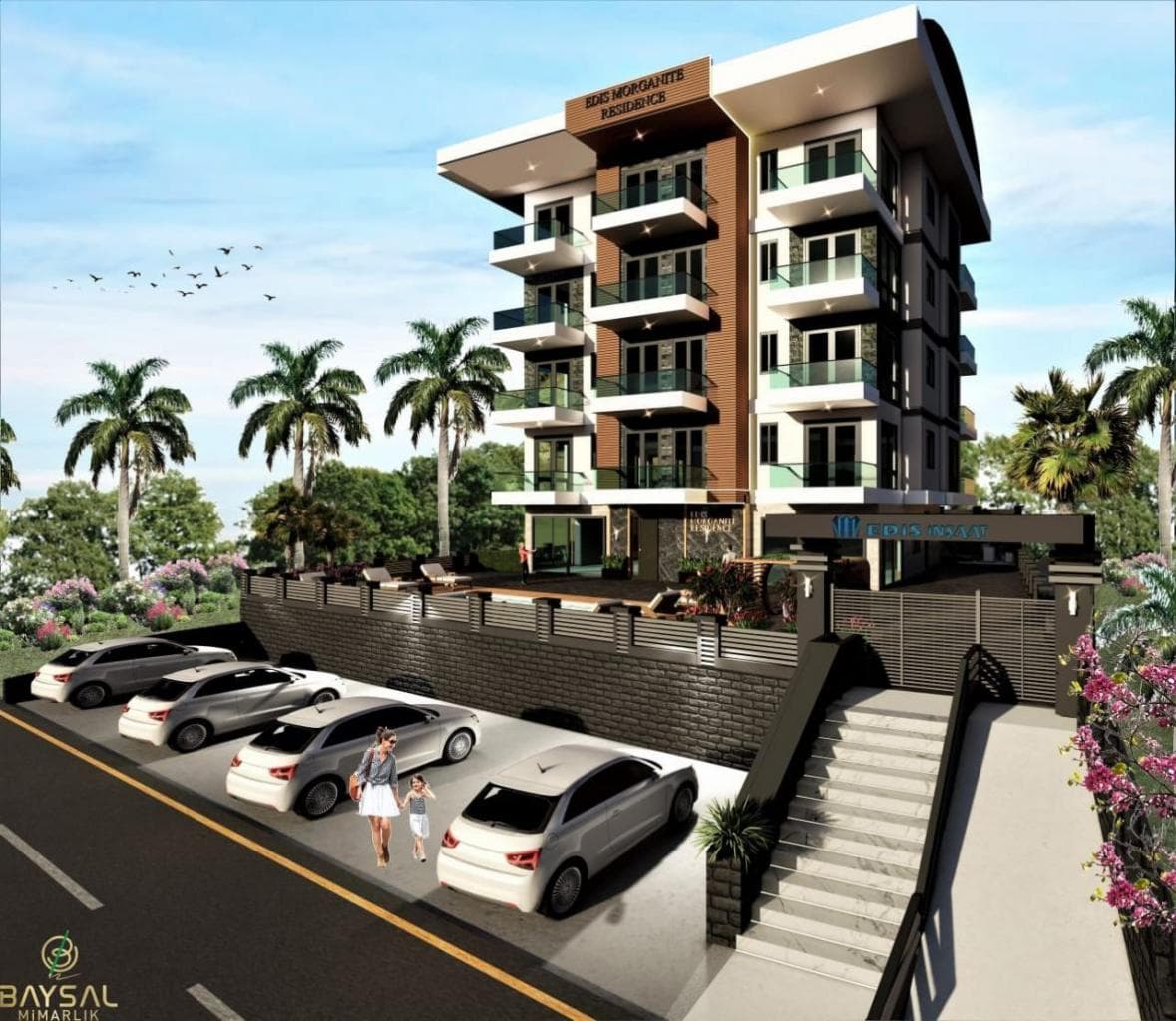 Квартира в Анталии, Турция, 50 м²