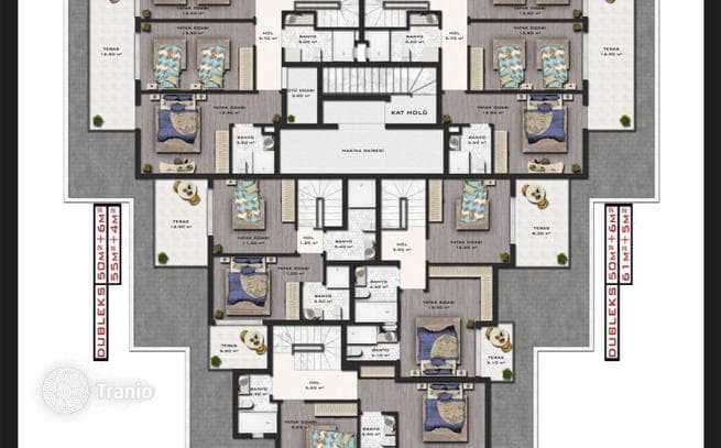 Modern 1–3-Bedroom (1+1–3+1) Apartments with Sea View in Kargicak, Alanya, photo 4