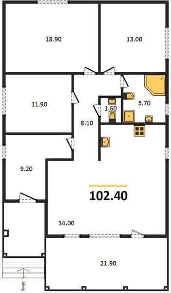 2-Bedroom House 102.40 m² in Temryuk