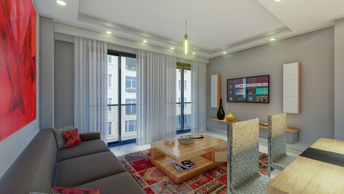 Апартаменты в Стамбуле, Турция, 52 м², фото 3