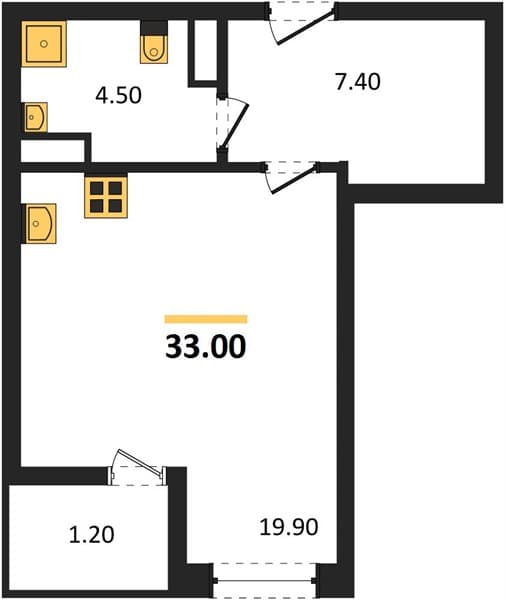 Studio Apartment in Khozyain Morey, Supsekh