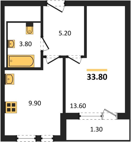 Studio Apartment in Barsa Complex, Novorossiysk