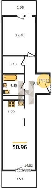 1-Bedroom Apartment in Kislorod, Sochi