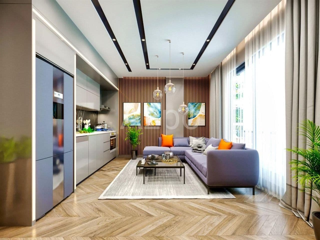 Апартаменты в Анталии, Турция, 50 м², фото 2