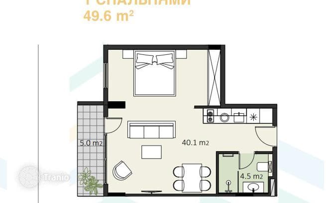 Studio Apartment with Furnished Interior in Makhinjauri, Batumi, photo 2