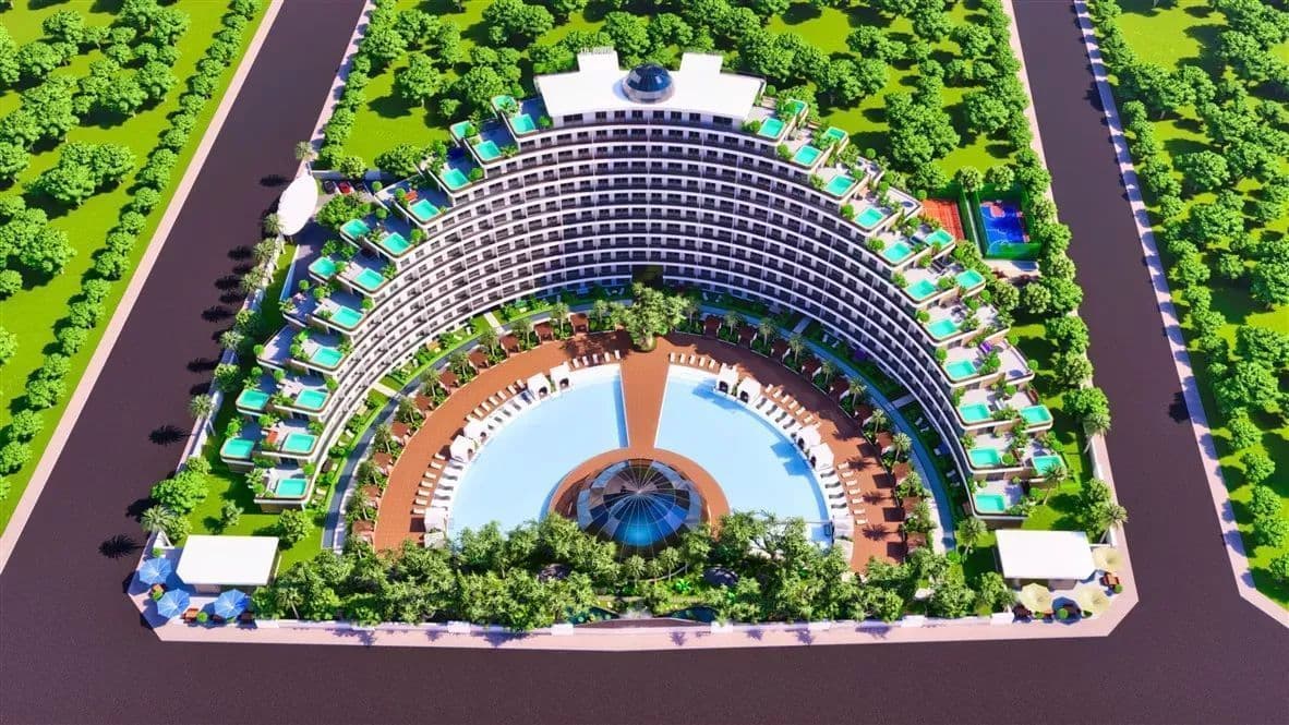 Апартаменты в Анталии, Турция, 46 м²