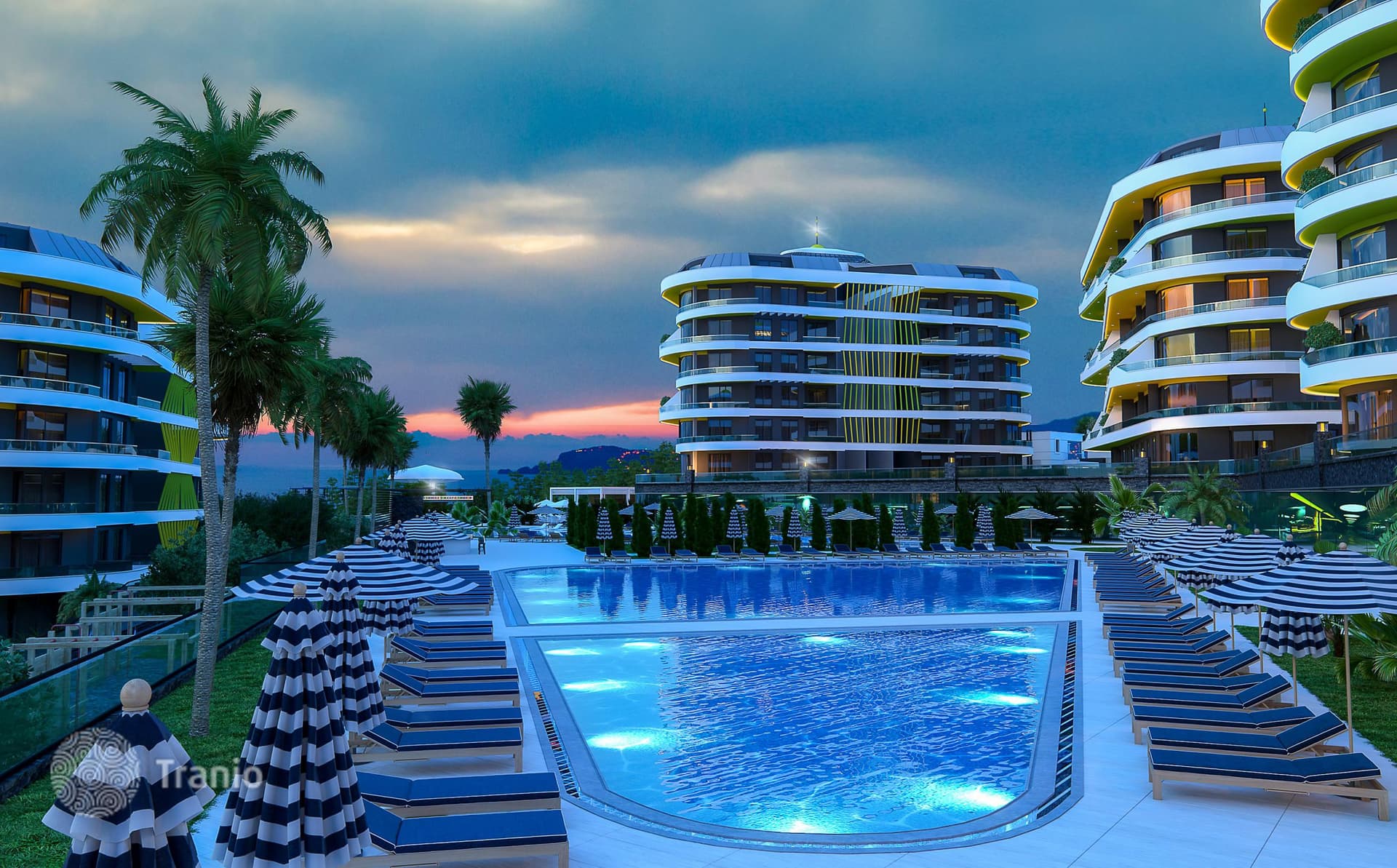 New Apartments with Panoramic Sea Views in Alanya