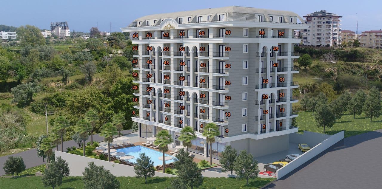 Пентхаус в Авсалларе, Турция, 84 м², фото 2