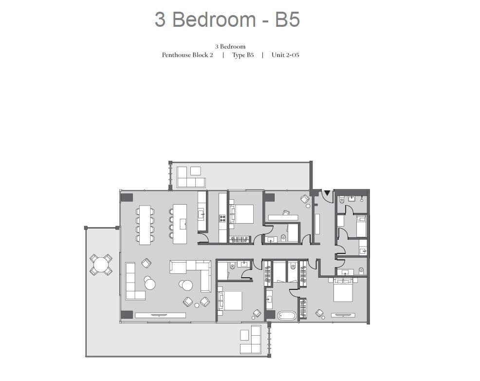 Пентхаус в Дубае, ОАЭ, 315.5 м², фото 2
