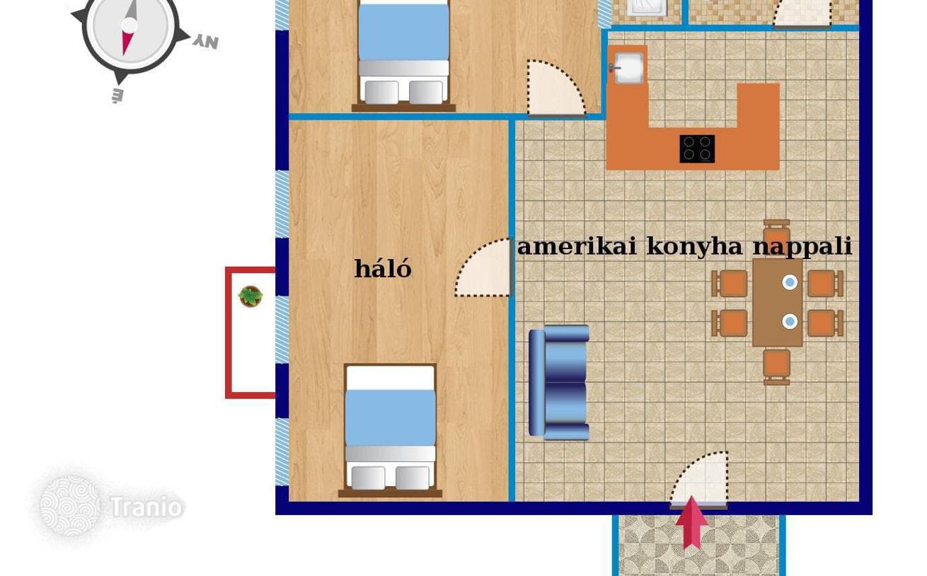 3-комнатная квартира 67 м² в Районе VII (Эржебетвароше), Венгрия