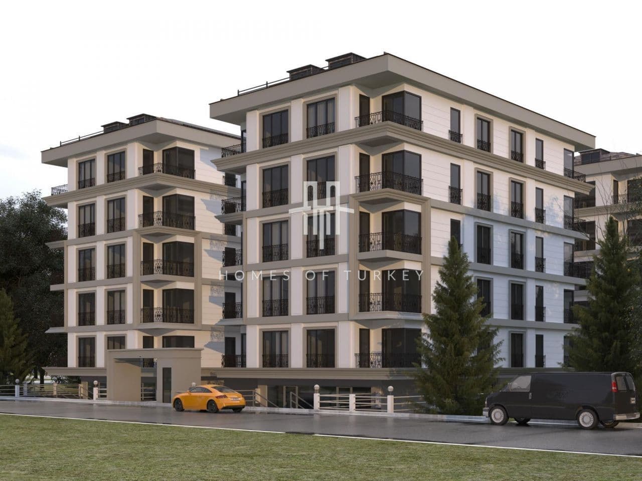 Апартаменты в Стамбуле, Турция, 62 м²