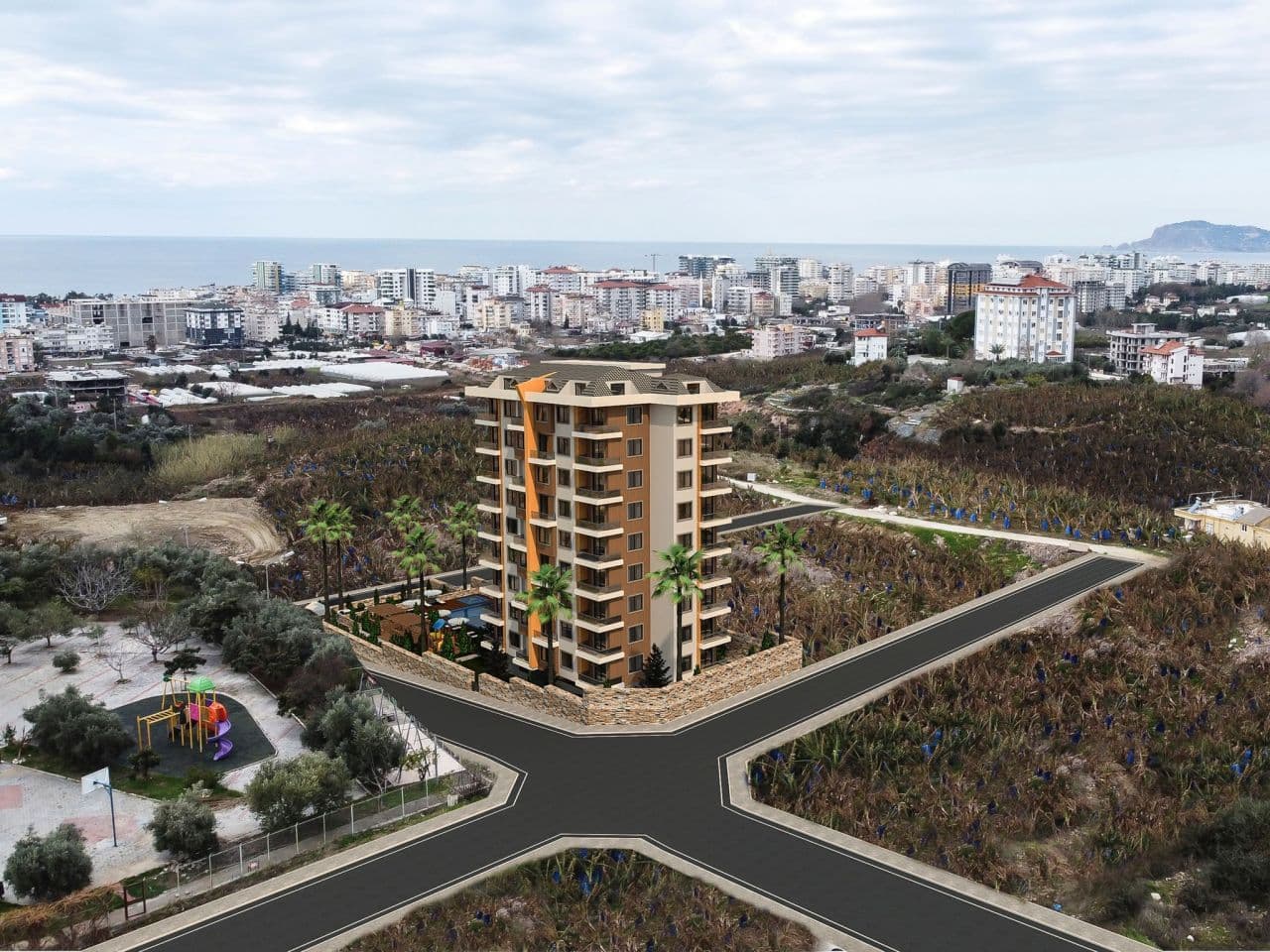 Апартаменты в Алании, Турция, 52 м², фото 2