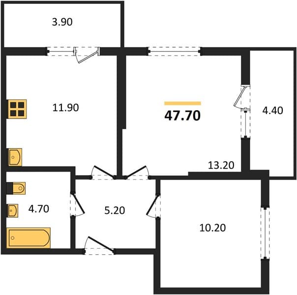 1-Bedroom Apartment in Lestorium, Sochi