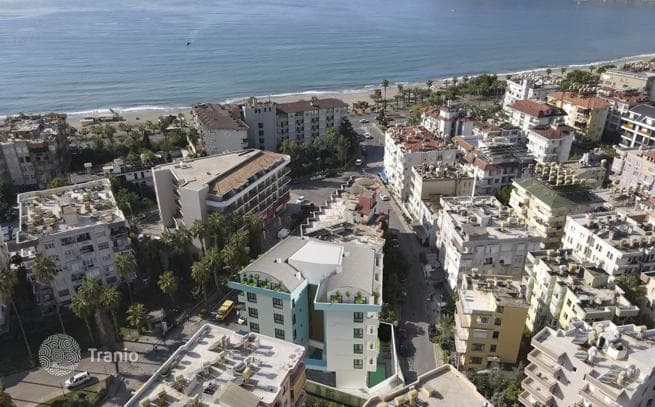 New Apartments 100 m from the Sea in Oba, Alanya