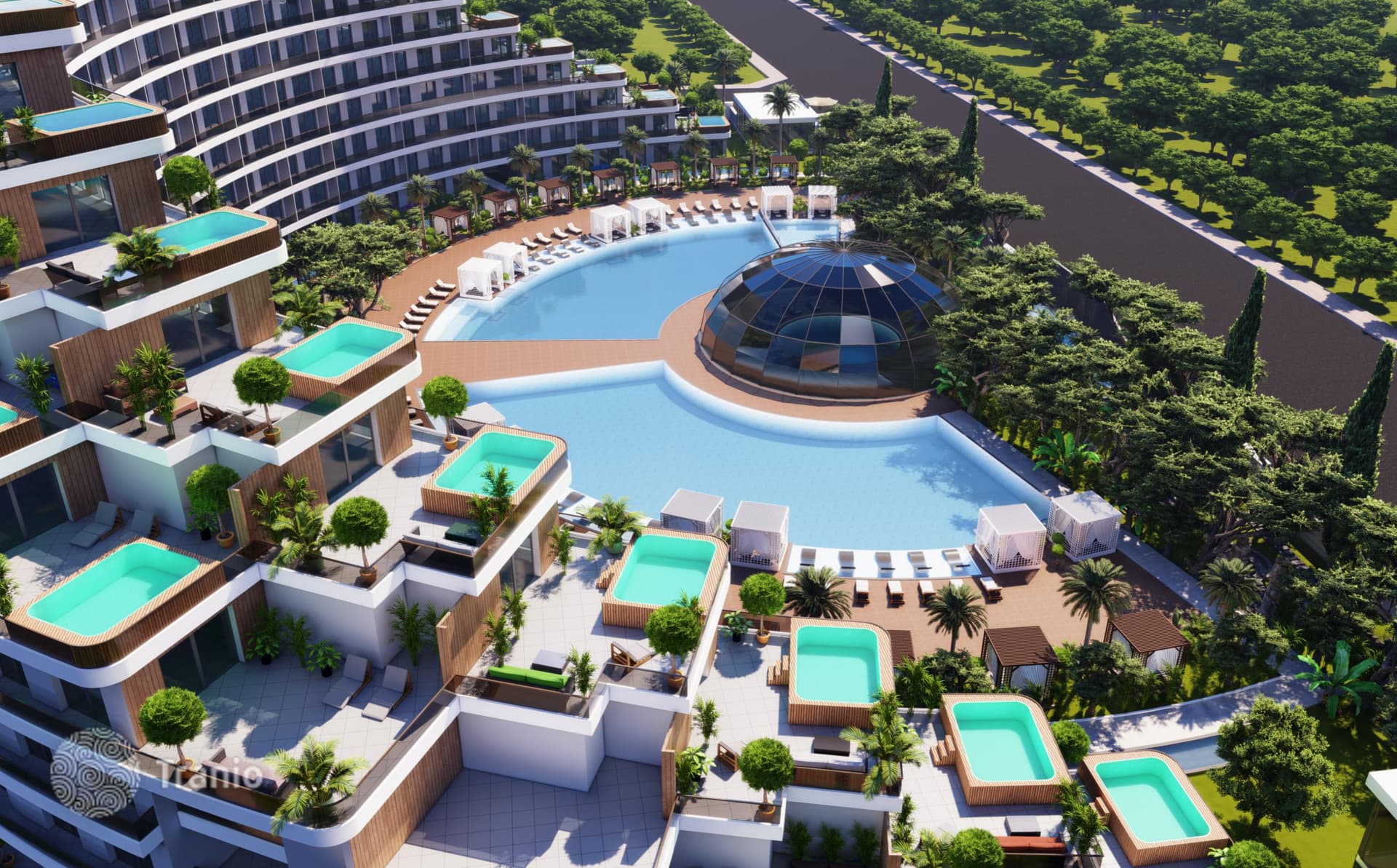 1–3-Bedroom Apartments in Antalya City