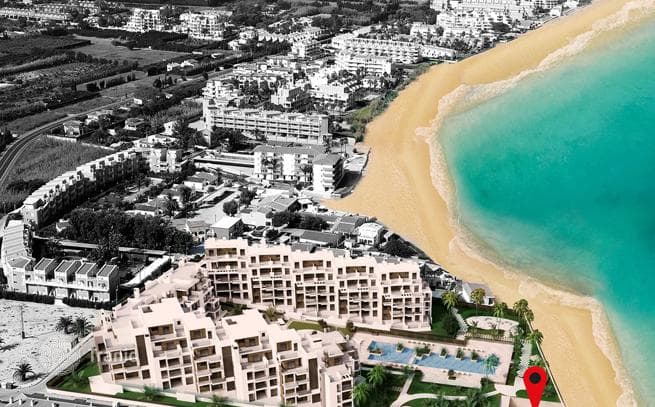 Квартира с террасой, на первой линии у моря, Аликанте, Испания, фото 5