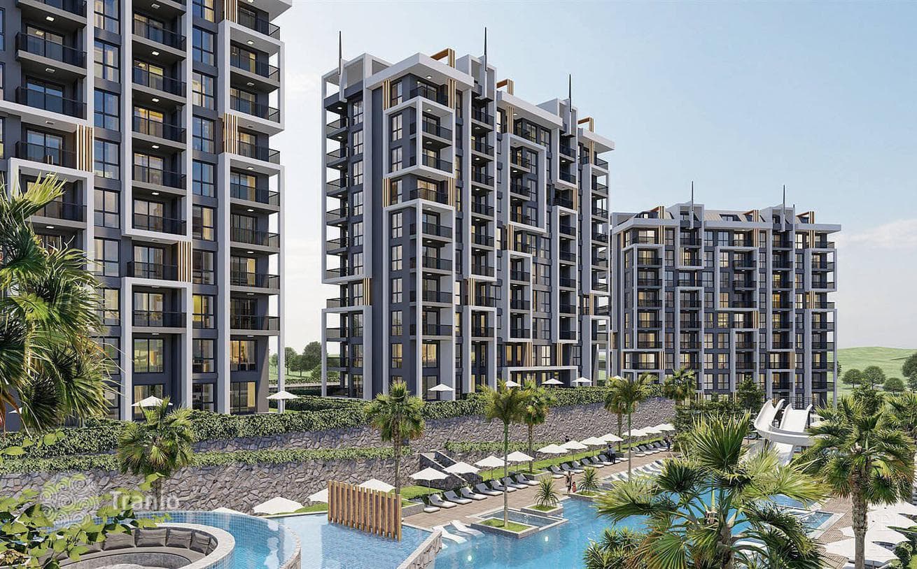 New Apartments with Rich Amenities in Avsallar, Alanya