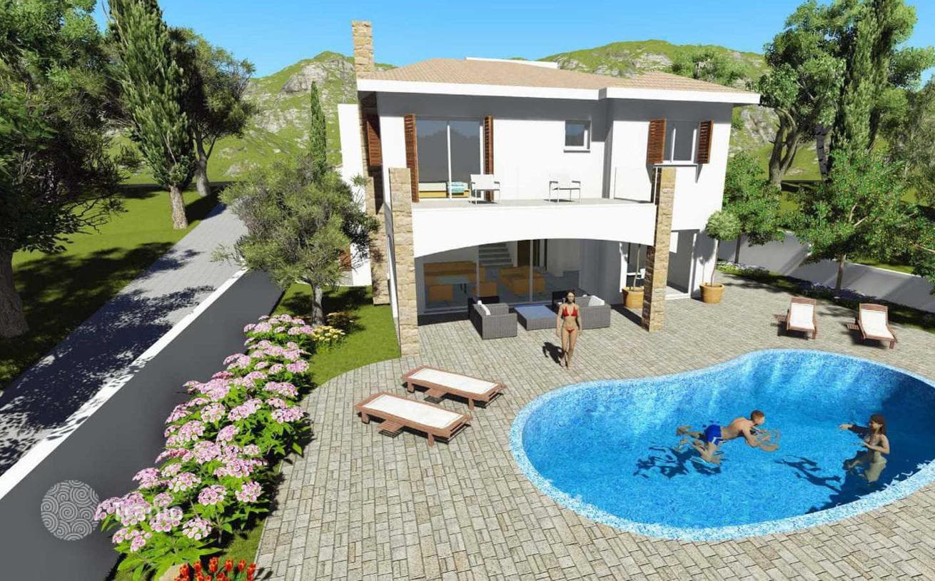 3-Bedroom Villa with Sea Views in Tsada, Paphos
