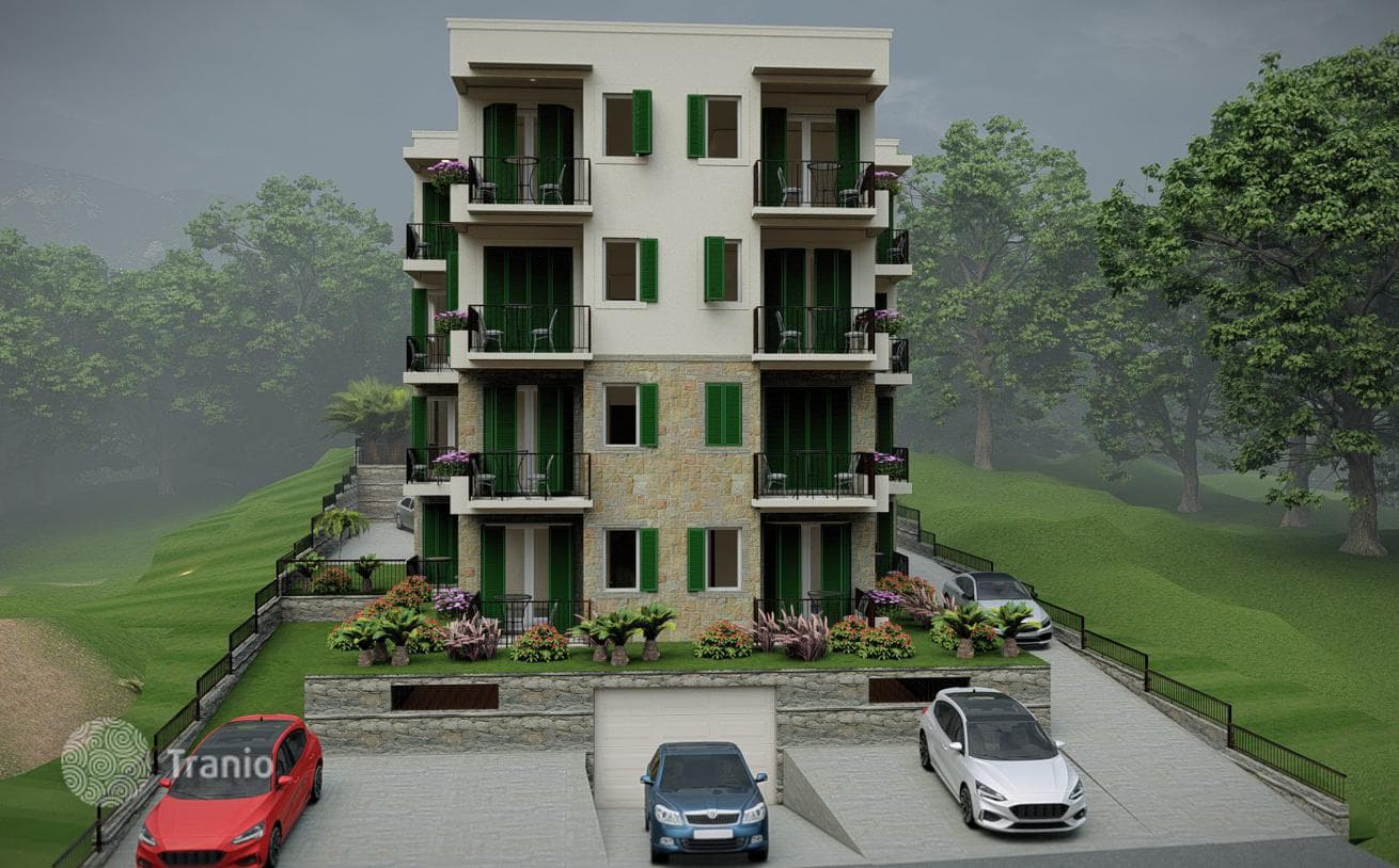 New Studio and 1-Bedroom Apartments with Sea View in Herceg Novi